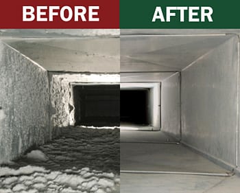 Duct Cleaning Before & After